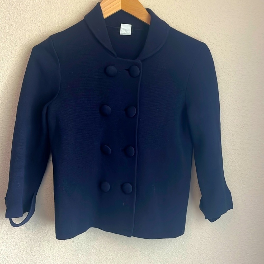 J. crew girls XS peacoat navy blue.